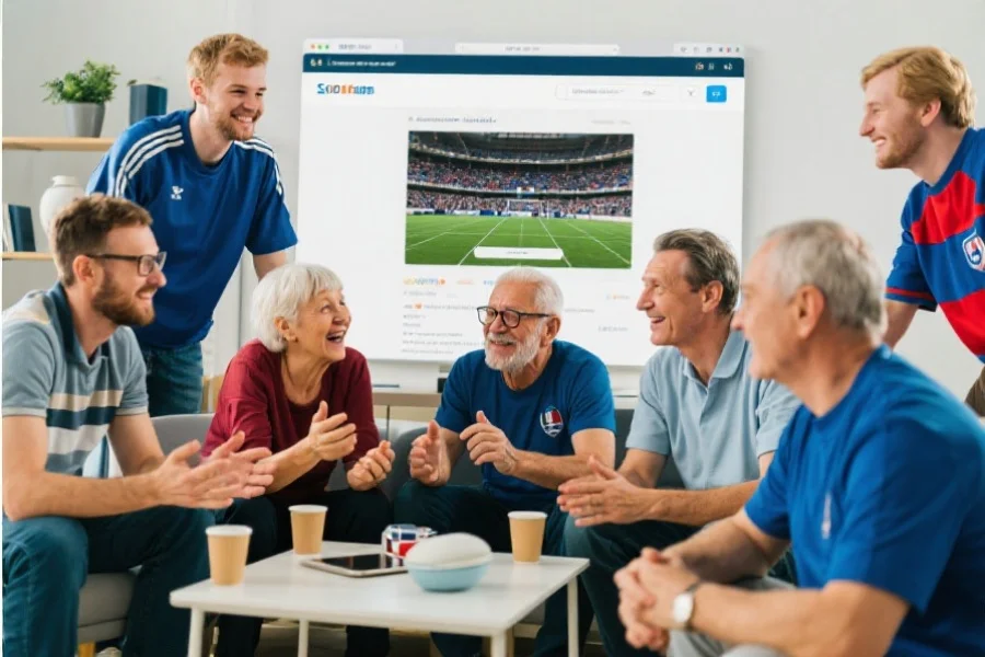 球迷社区互动场景